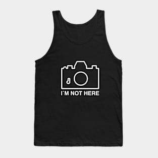 I'm not here Tank Top